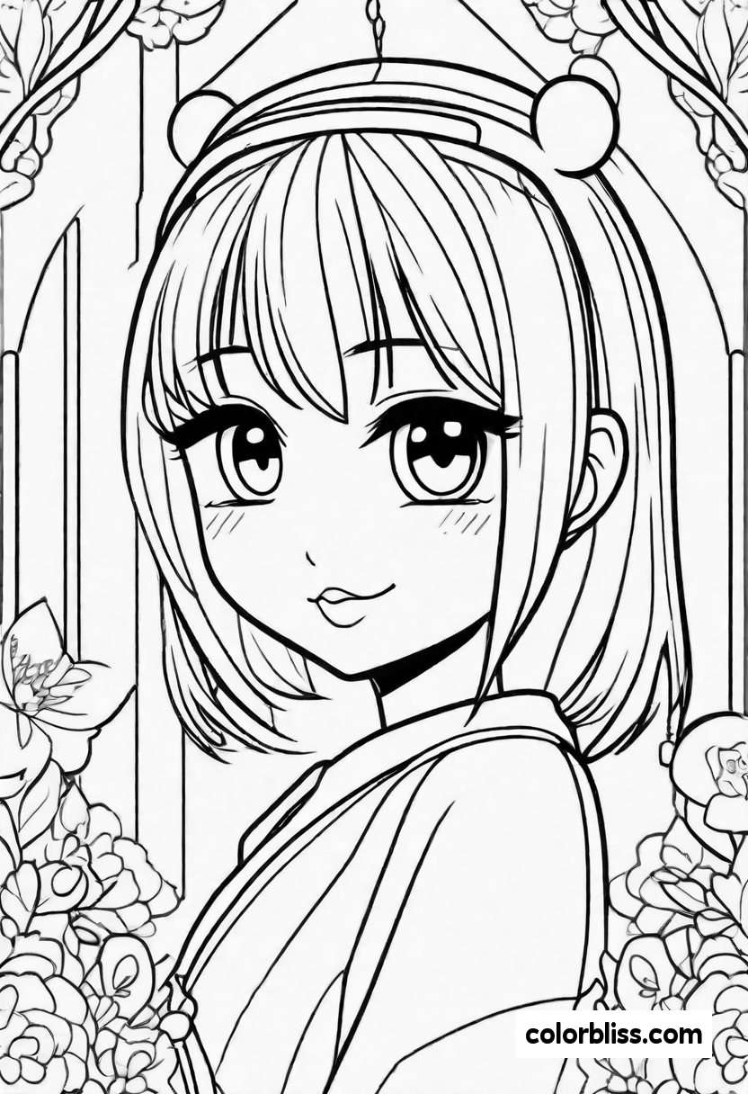 anime coloring pages