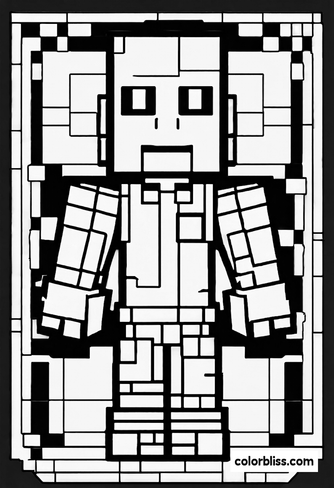 minecraft coloring pages