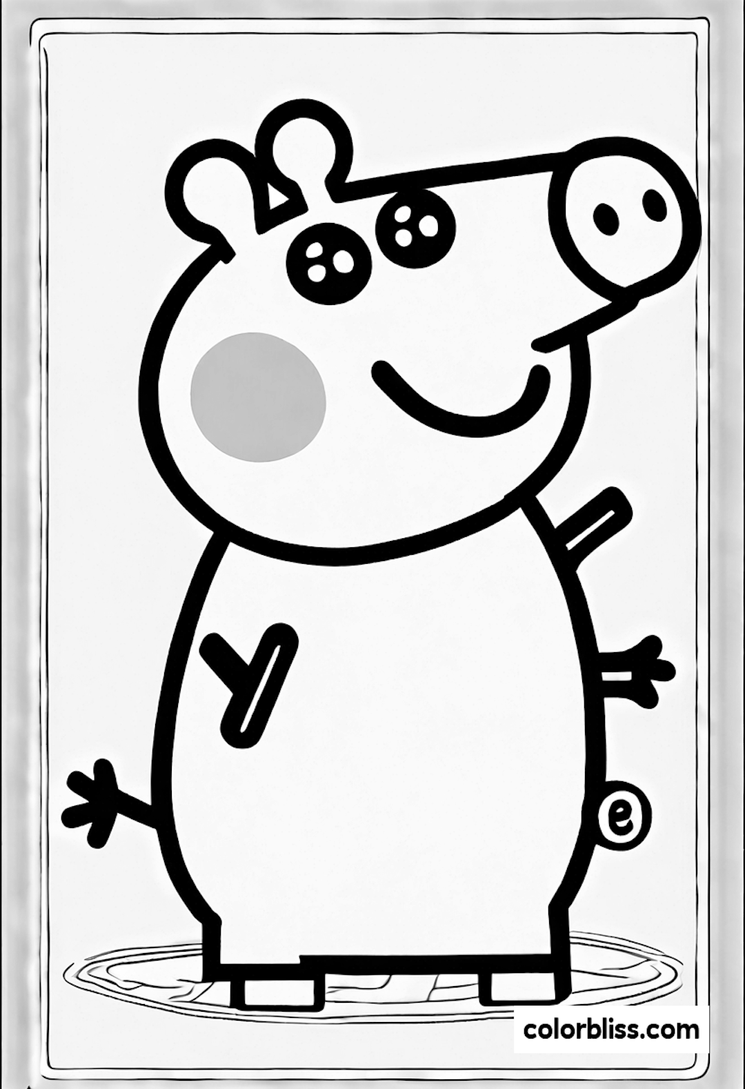 peppa pig coloring pages