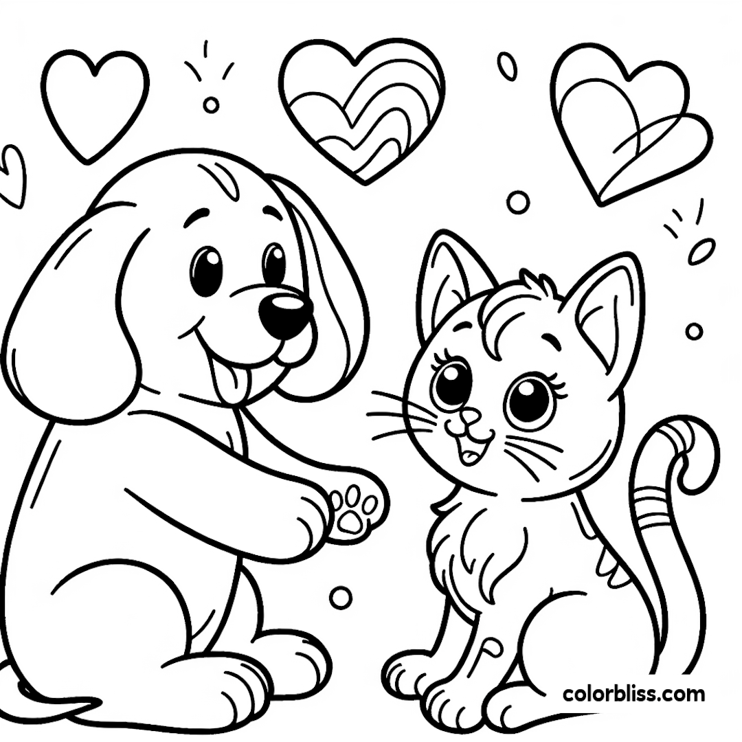 puppy coloring pages