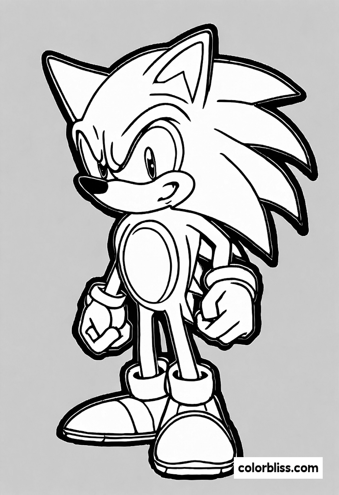 sonic coloring pages