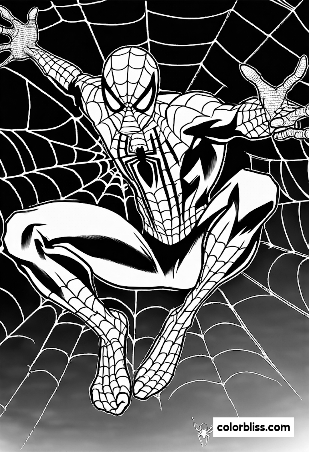 spiderman coloring pages