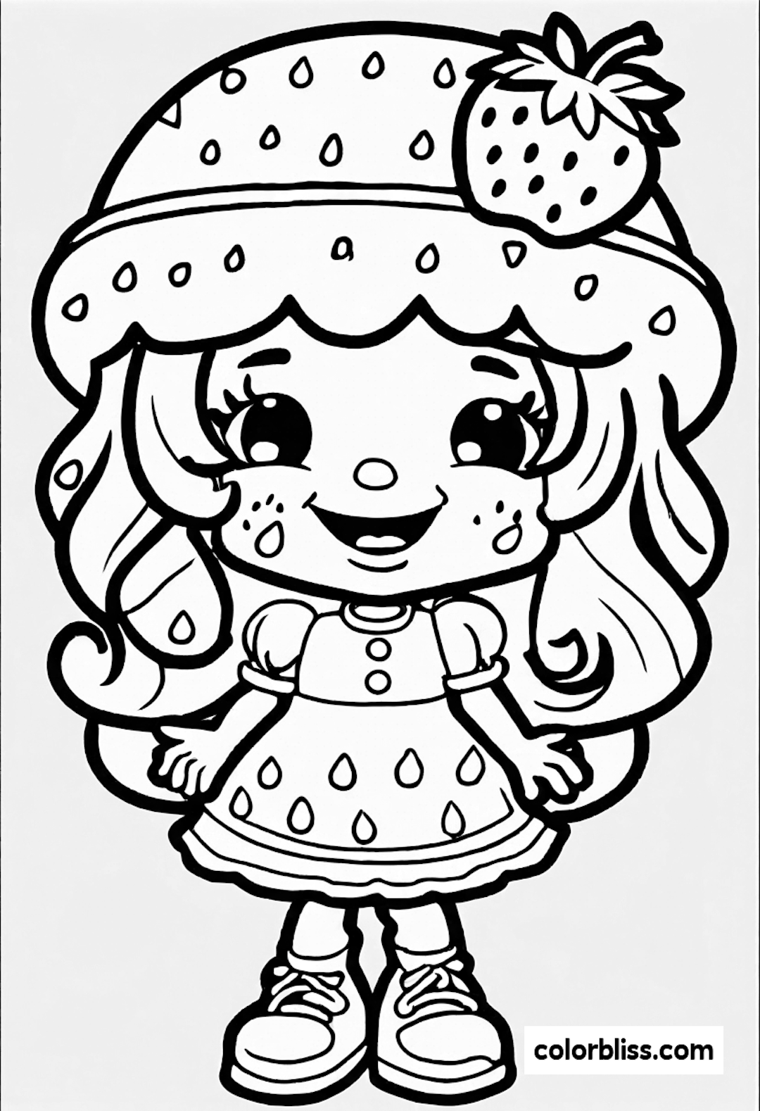 strawberry shortcake coloring pages