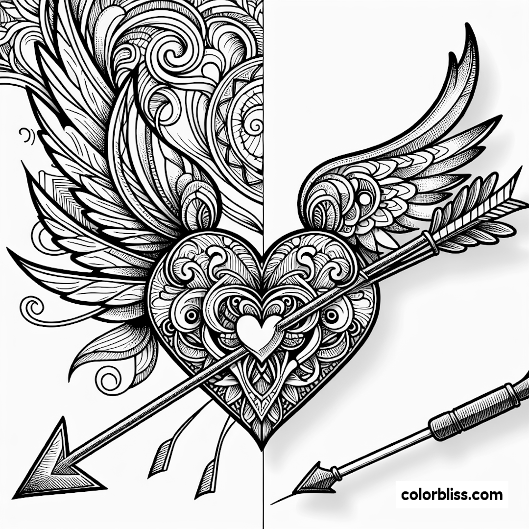 heart coloring pages