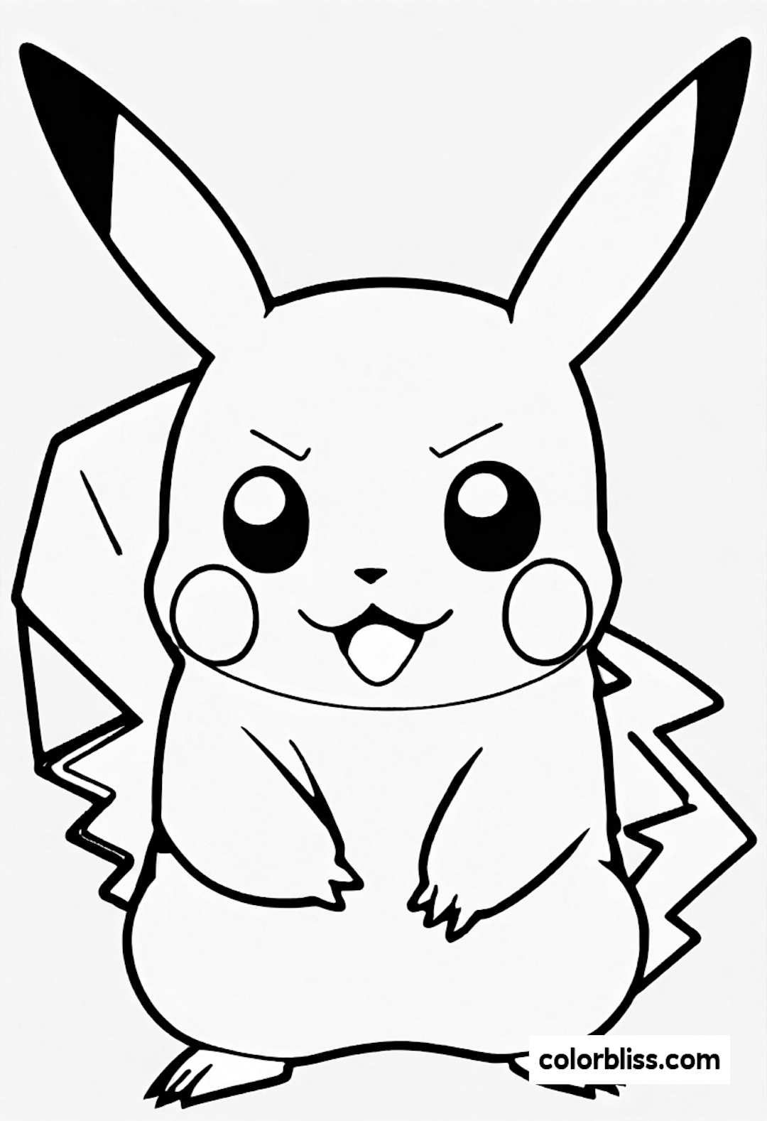 pikachu coloring pages