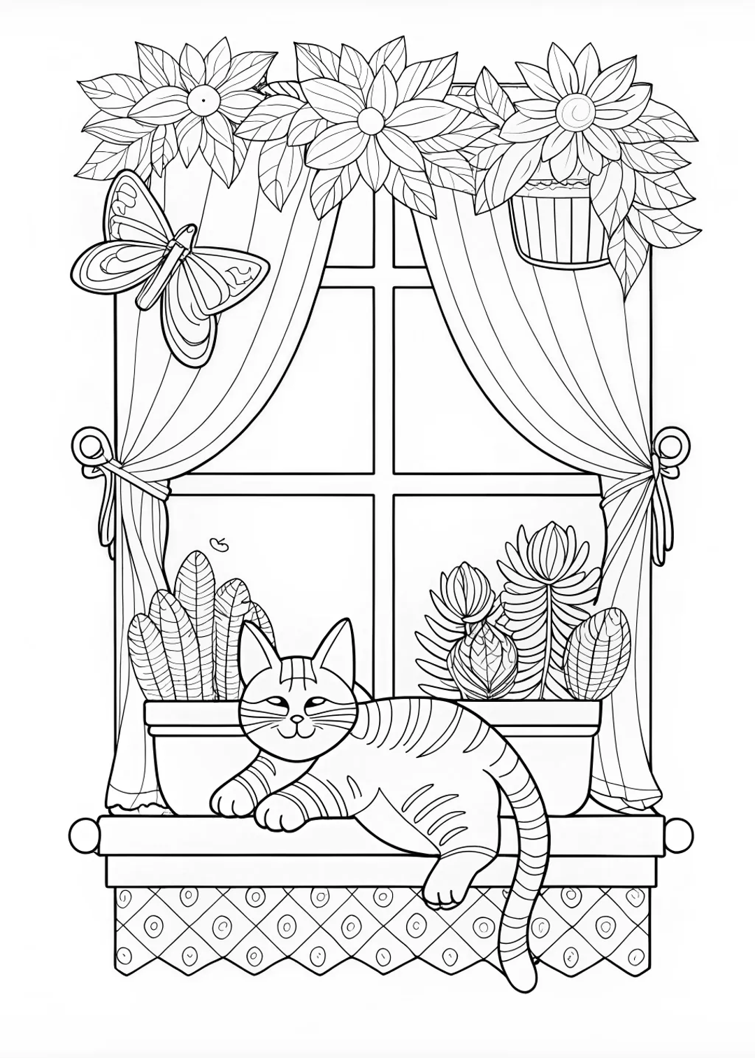 cat coloring pages