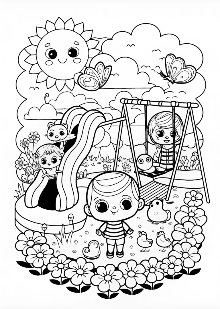 JJ from CoComelon: Fun Coloring Adventure coloring pages