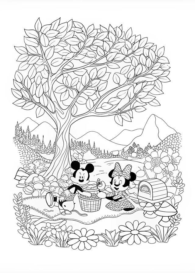 Timon in a Playful Pose Coloring Page